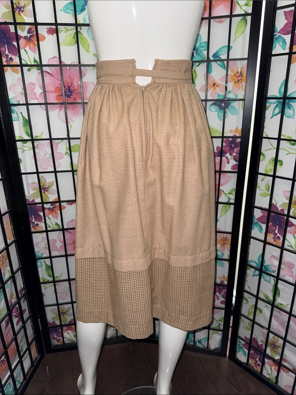 Vintage Bilboquet Tiered Midi Skirt - Picture 7 of 14